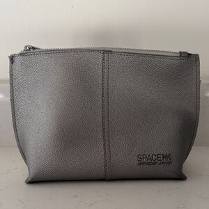 SpaceNK Apothecary London leather cosmetic bag
